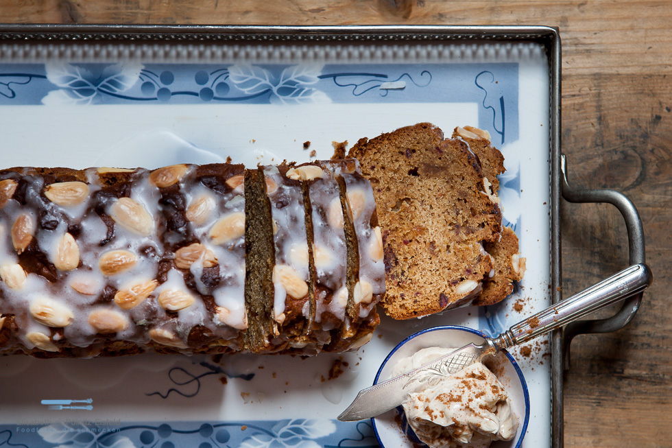 Das Mandelbrot mit Ingwer und Zimtbutter, dass eigentlich ein Kuchen sein will!