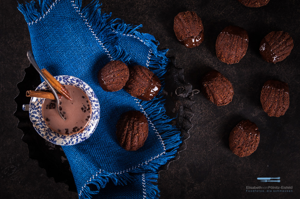 Schokolade Bärentatzen, die nicht nur an Weihnachten schmecken.