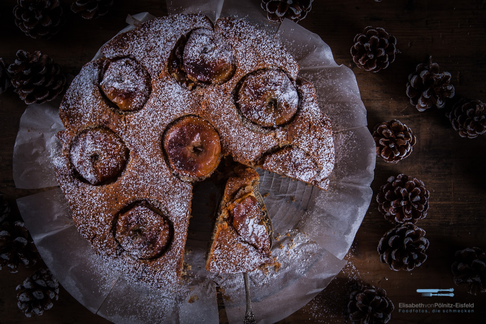 Bratäpfel in leckerem Kuchenteig.