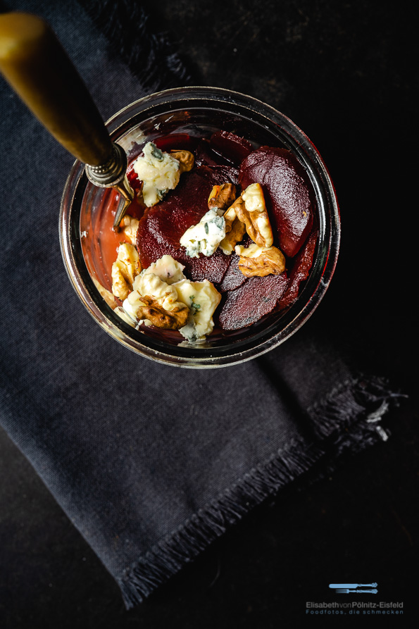 Microplane, rote Bete, Carpaccio