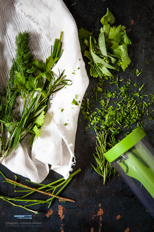 Kräuter, Microplane, Kräuterschenider